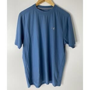 Under Armour Heatgear Short Sleeve T-Shirt Medium Blue Loose